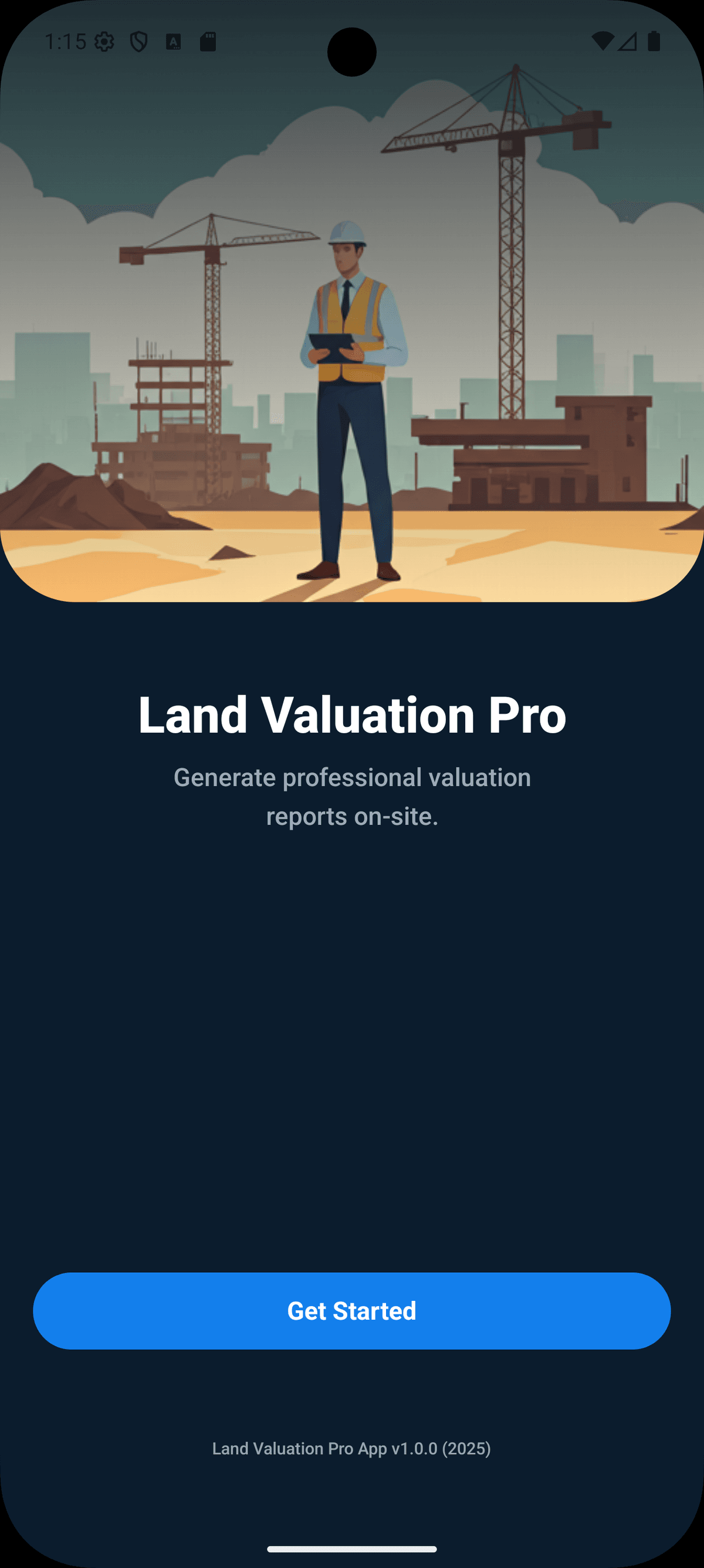 Land Valuation Mobile App